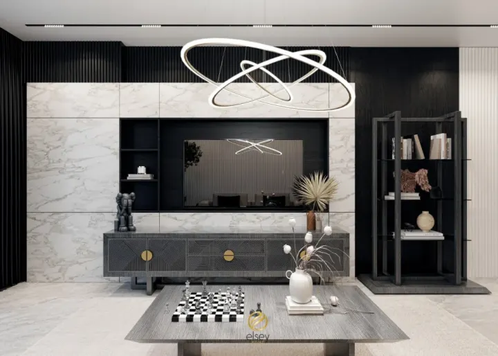 Elsey Home - Mermer TV Ünitesi Modelleri