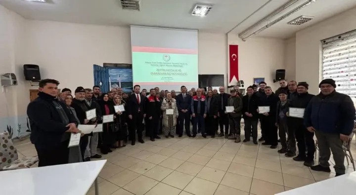 Ermenek’te Zeytin Tarımı ve Budama Eğitimi Tamamlandı