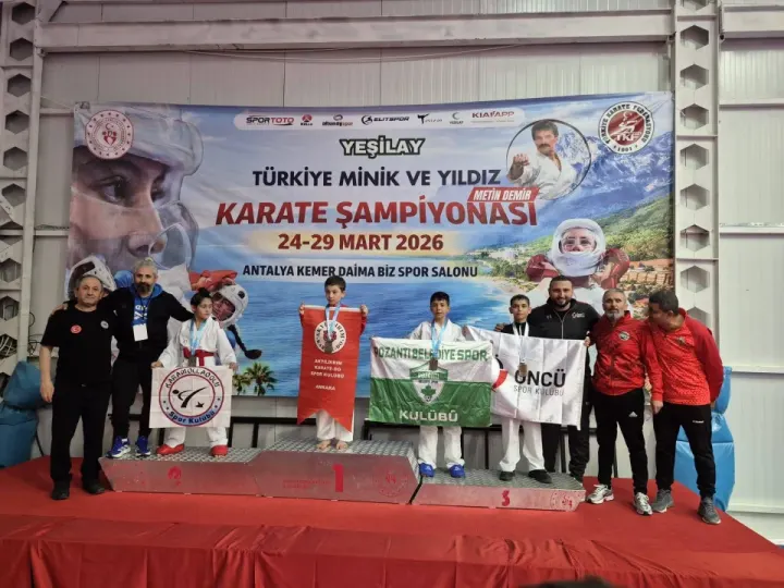 Pozantı’nın Altın Çocukları: Karate Şampiyonası’nda Türkiye Dereceleri Geldi!