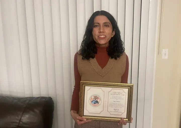 “Akif Manaf Sağlık ve Barış Ödülü” ABD’ye Ulaştı