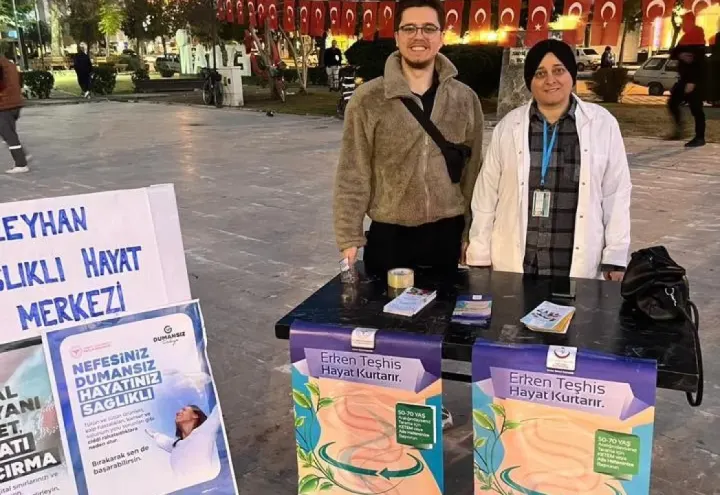 Ceyhan'da Sağlıklı İftar Buluşması: Sağlıklı Hayat Merkezi'nden Kanser Taraması Atağı