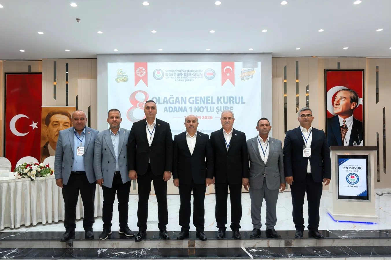 Eğitim-Bir-Sen Adana Şube Başkanı Mustafa Sarıgeçili: "12 Yıldır Kesintisiz Yetkili Sendikayız"