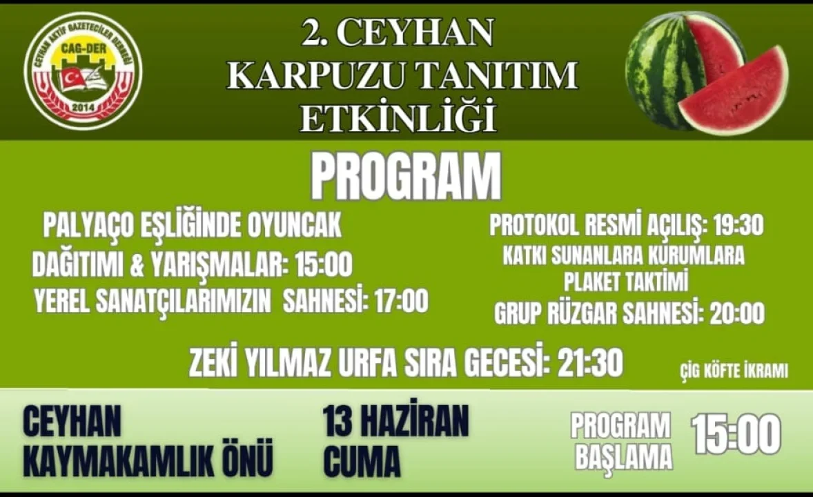 İkram, Müzik ve Coşku: Karpuz Festivali Kapıda