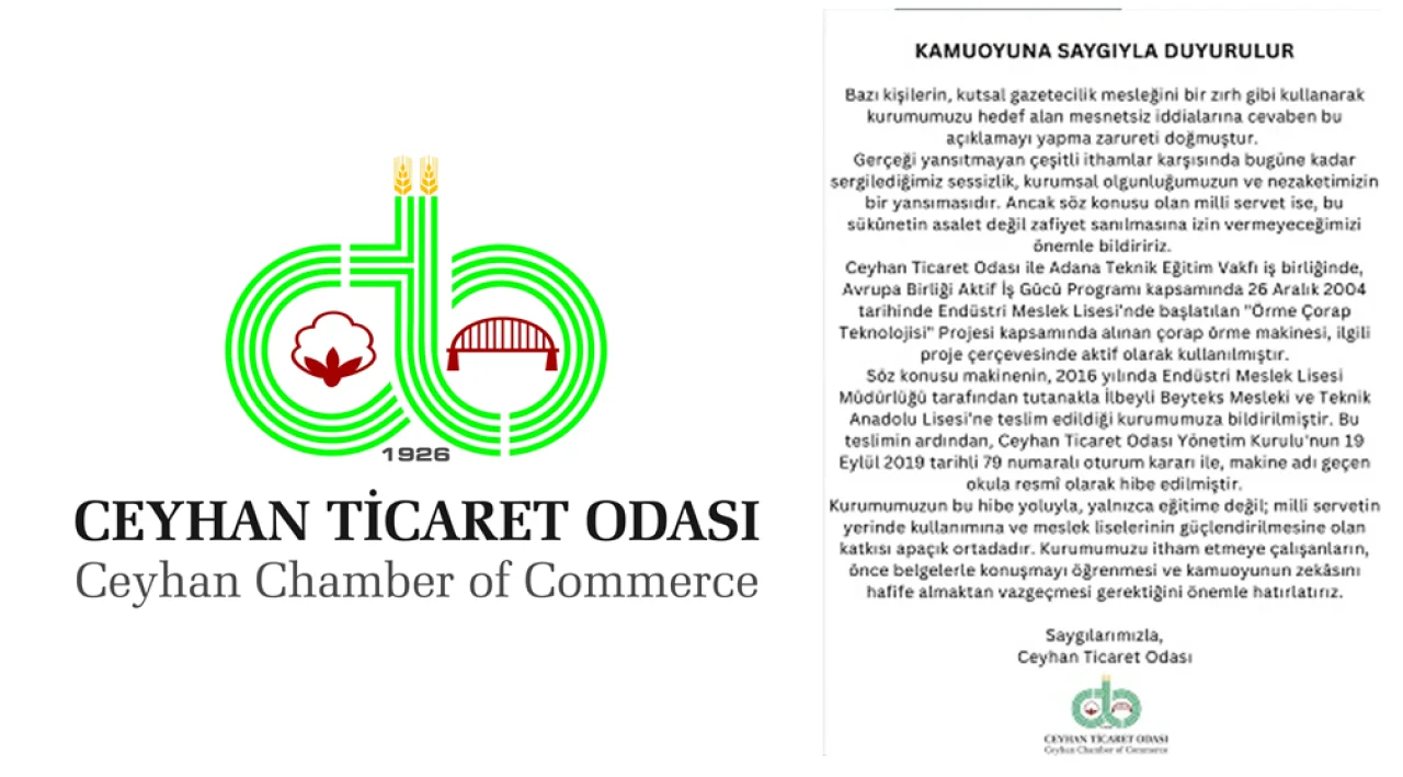 CTO’dan Çorap Makinesi İddialarına Belgelerle Cevap