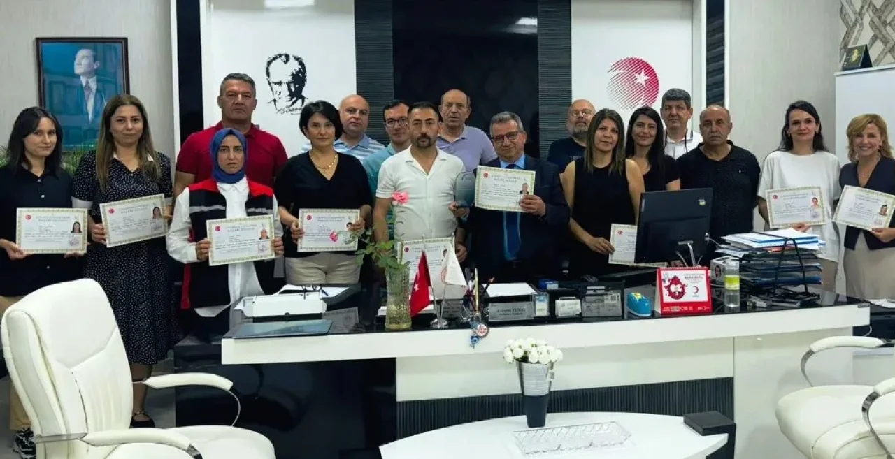 Çukurova İlçe Tarım Müdürlüğü’nden Personeline Başarı Belgesi
