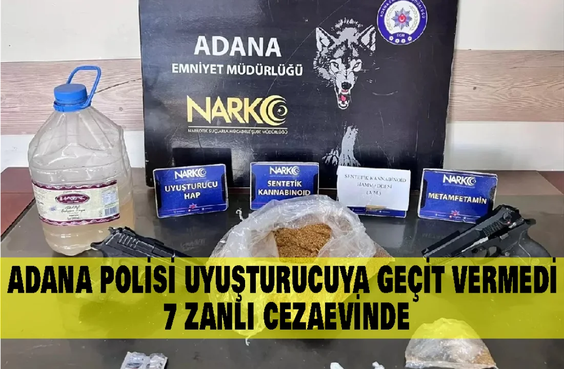 Adana'da Uyuşturucu Operasyonu: 10 Gözaltı, 7 Tutuklama