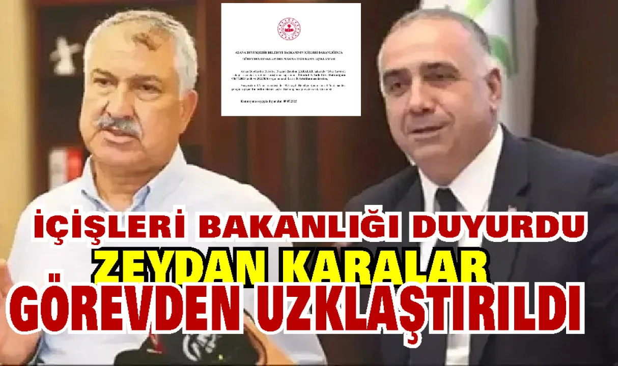 Adana ve Büyükçekmece’de şok gelişme: Belediye başkanları görevden uzaklaştırıldı