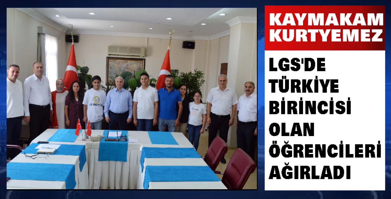 Tam Puan Alan Öğrencilere Kaymakam’dan Anlamlı Jest