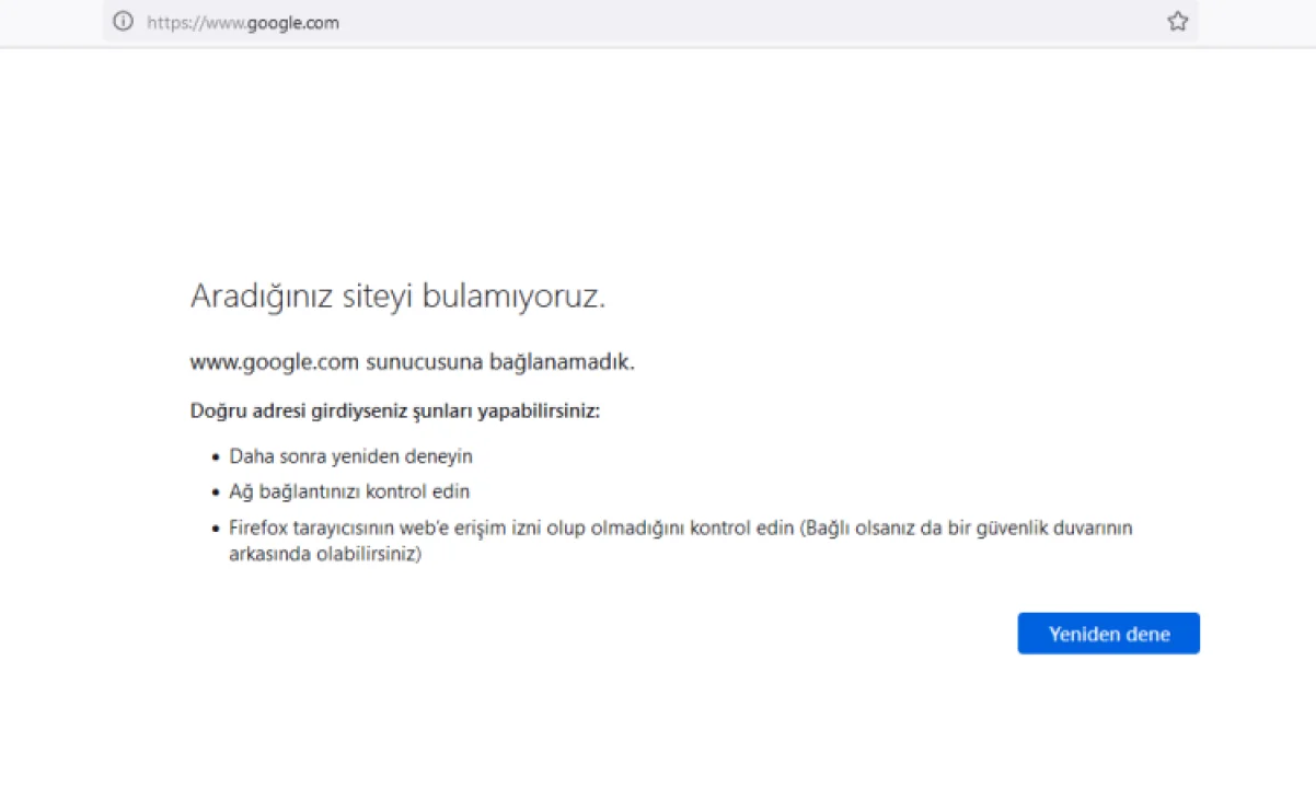 Türkiye Genelinde Google ve YouTube Erişiminde Sorunlar