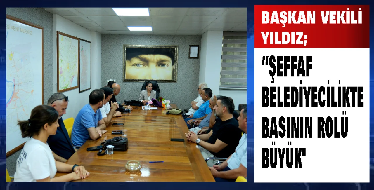 Ceyhan Belediyesi Başkan Vekili Yıldız Gazetecileri Ağırladı