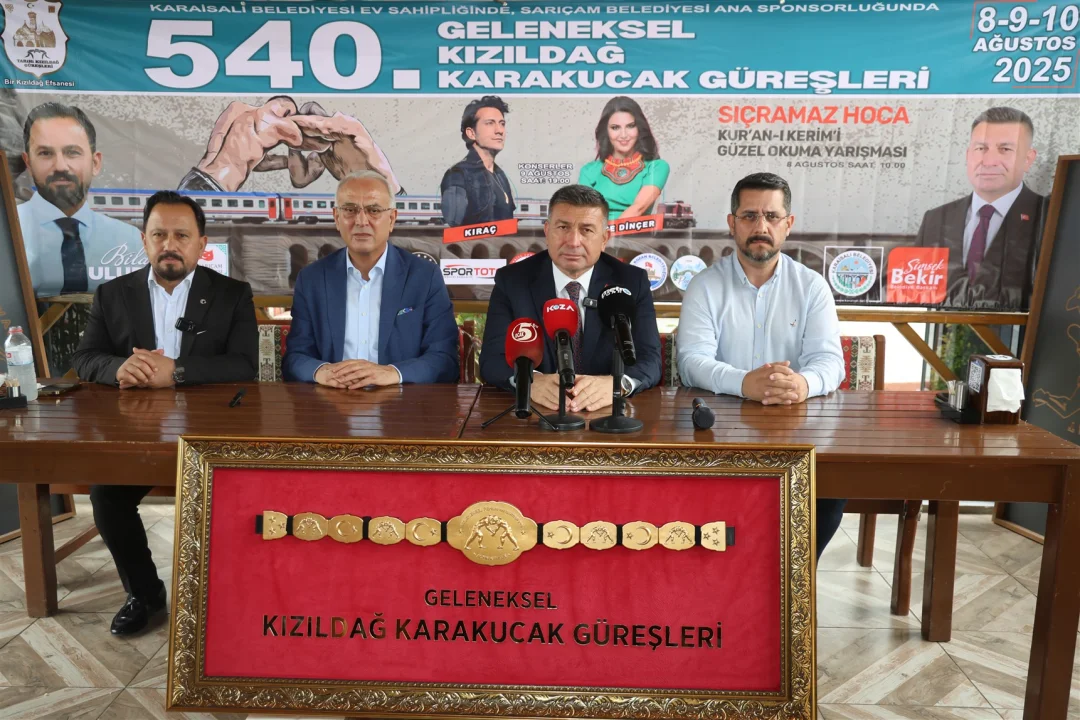540. Geleneksel Kızıldağ Karakucak Güreşleri 10 Ağustos’ta Yapılacak