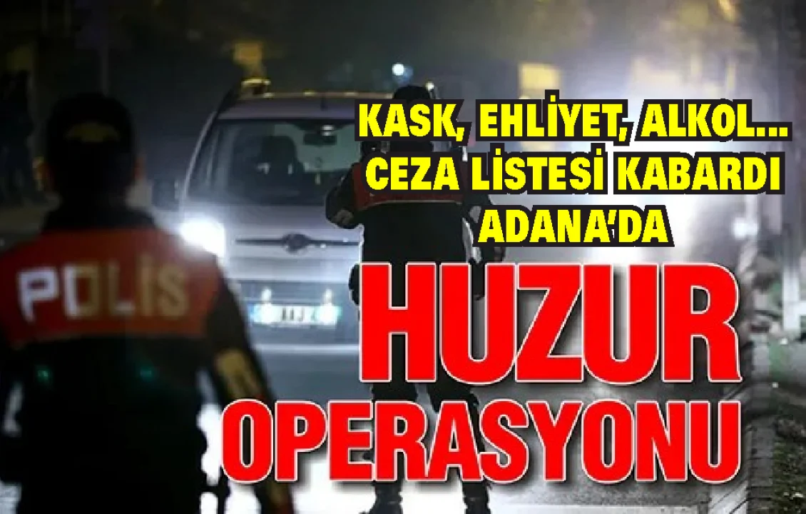 Adana’da Trafik Denetimlerinde 547 Bin TL Ceza Kesildi