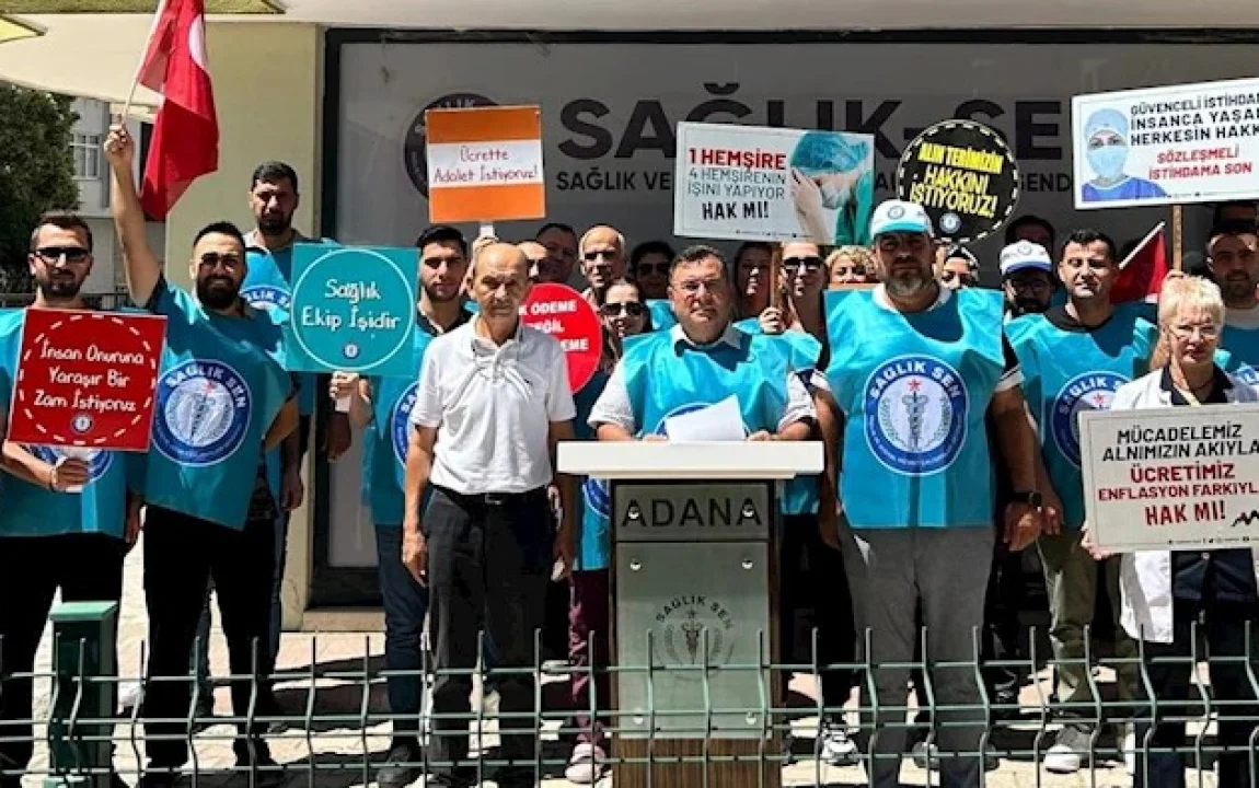 Sağlık-Sen Adana’dan Hükümetin Zam Teklifine Sert Tepki