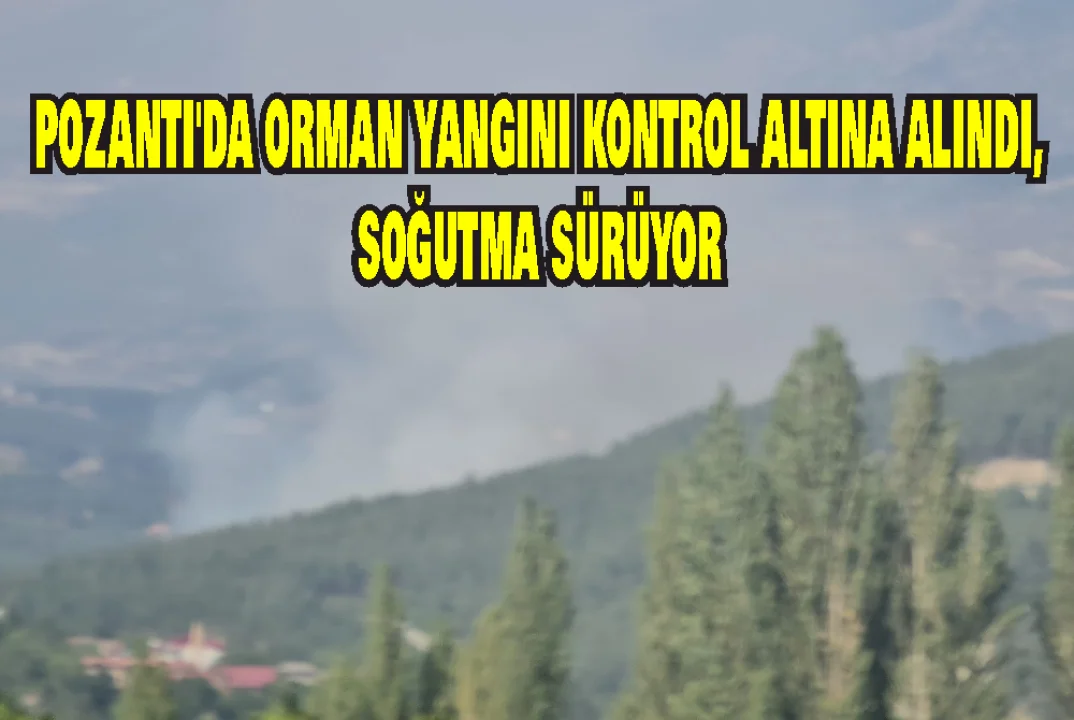 Helikopterler Görevde: Pozantı’da Orman Yangınına Müdahale