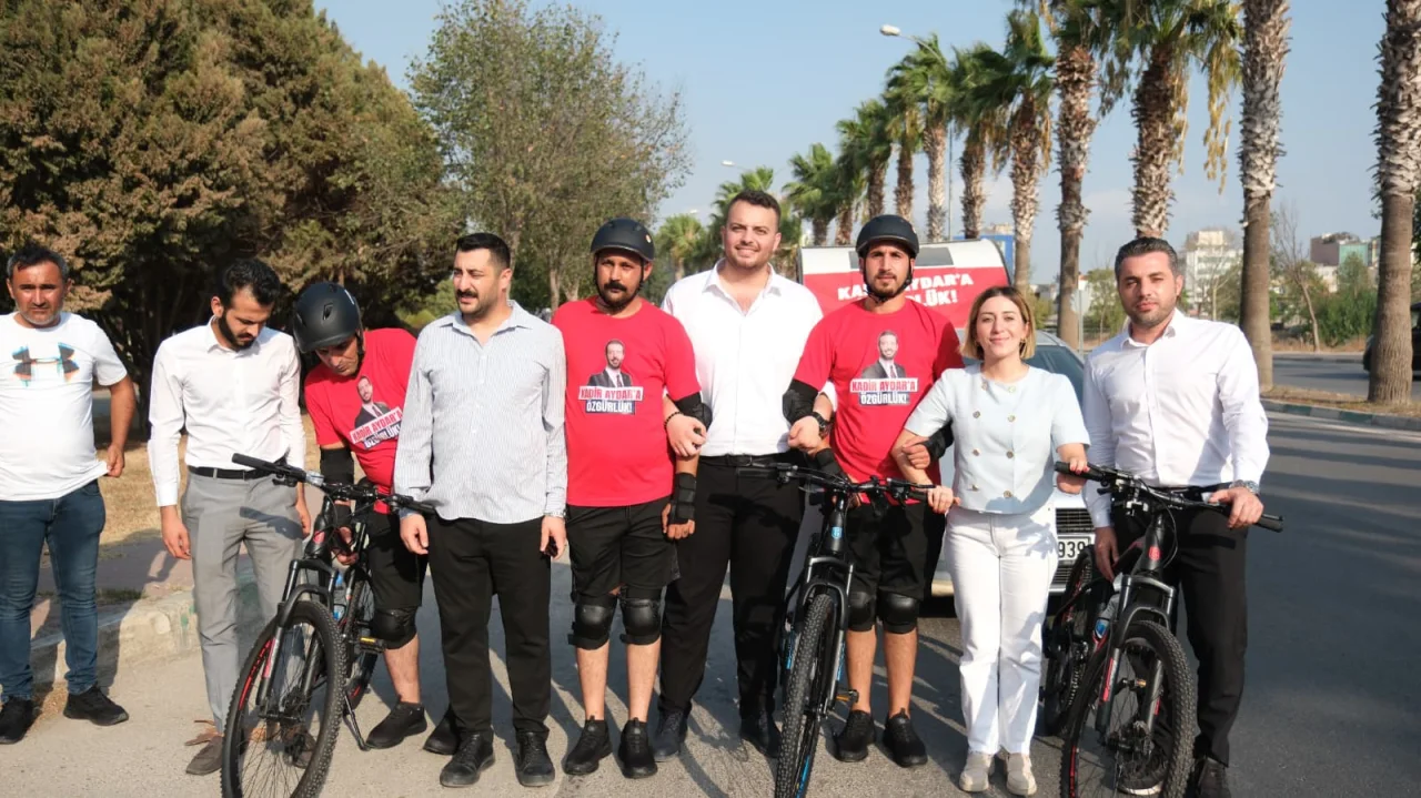 -Kadir Aydar ve Tutuklu Belediye Başkanları İçin Ceyhan’dan Silivri’ye Özgürlük Pedalları