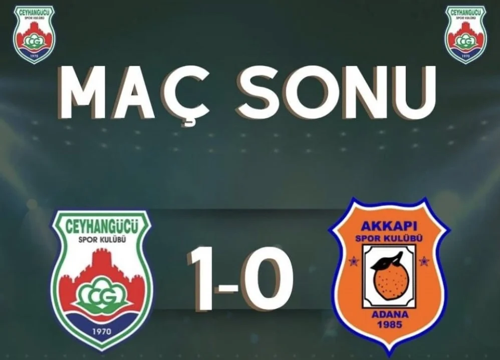 CEYHANGÜCÜ, AKKAPI SPOR’U 1-0 MAĞLUP ETTİ