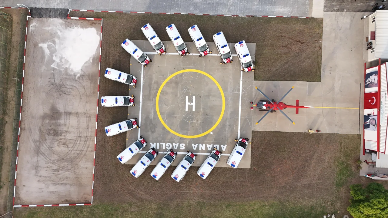 Adana’da 15 Yeni Ambulans Hizmete Alındı