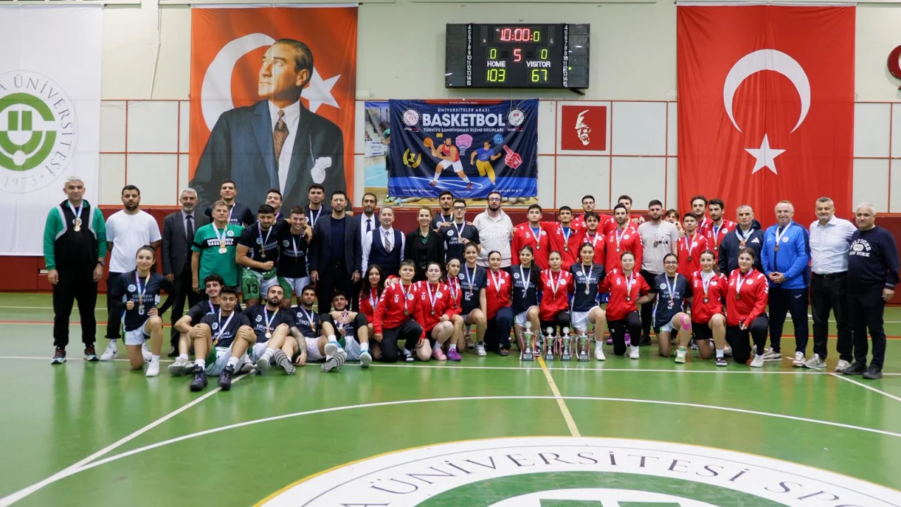 UNİLİG Basketbol Eleme Grubu Müsabakaları Çukurova Üniversitesi Ev Sahipliğinde Tamamlandı