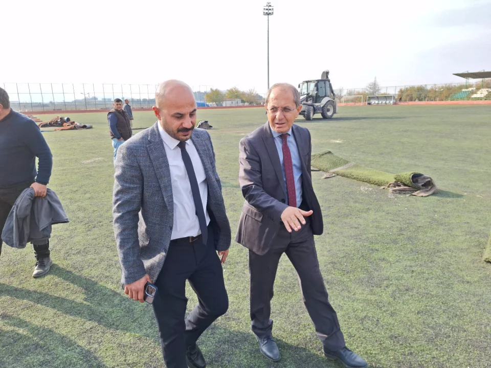 AK Parti Ceyhan İlçe Başkanı Av. Bülent Demirel Sahaya İndi