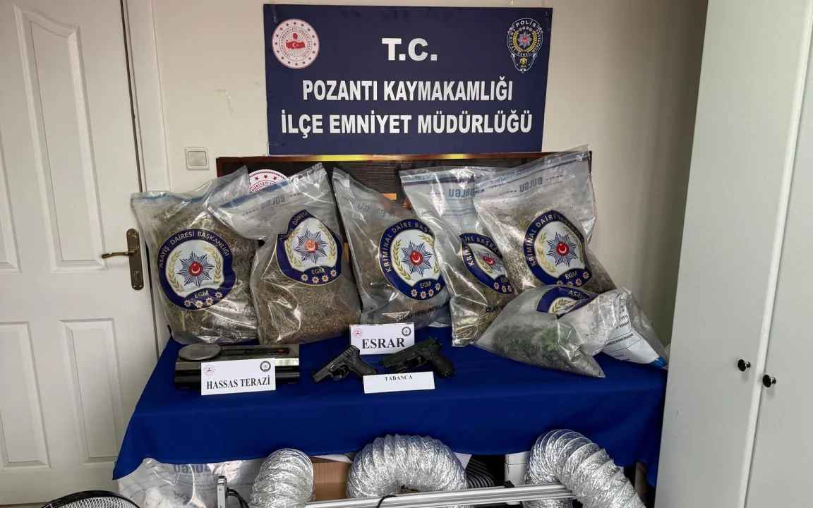 Pozantı Yaylasında Uyuşturucu Operasyonu