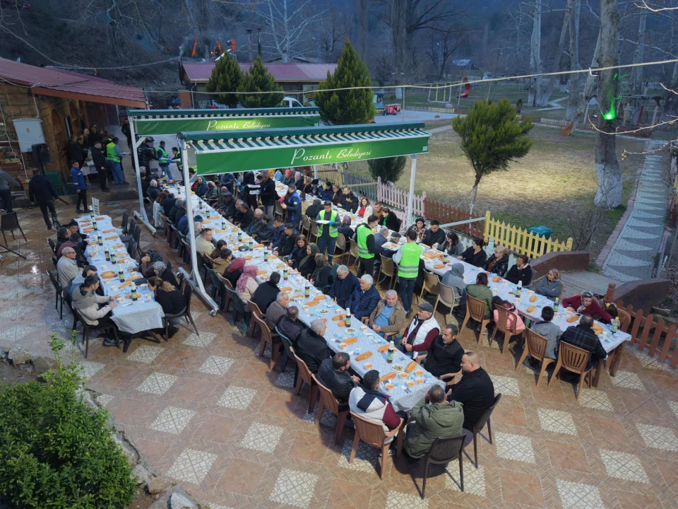 Belemedik’te Kardeşlik Sofrası: Pozantı Belediye Başkanı Ali Avan Hemşehrileriyle İftarda Buluştu!