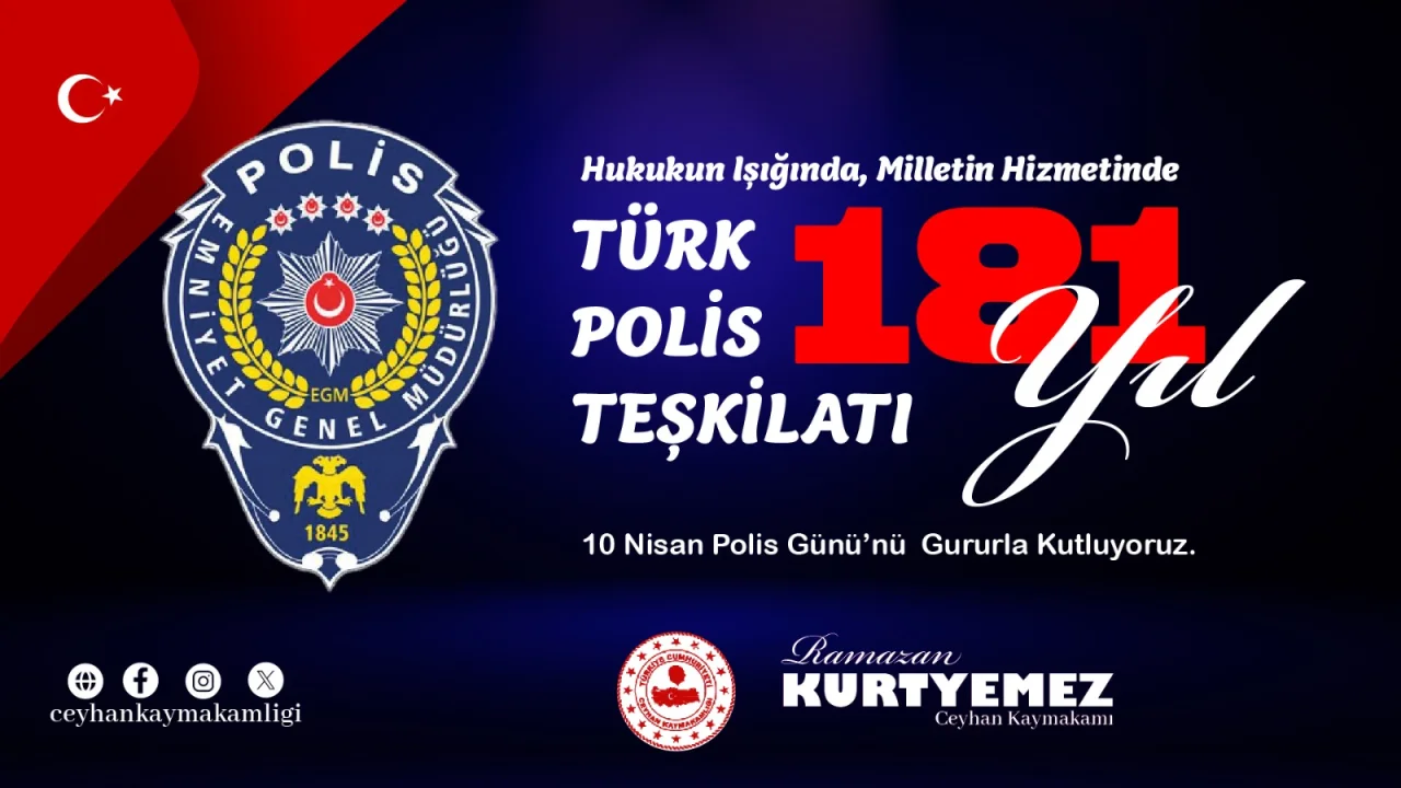 Kaymakam Kurtyemez’den 10 Nisan Mesajı: