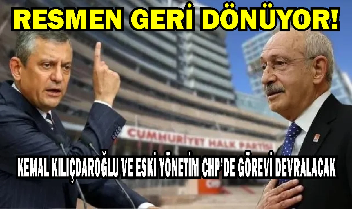 SON DAKİKA! Özgür Özel Yönetimi Düştü! CHP Genel Merkezi’nde Olağanüstü Hareketlilik
