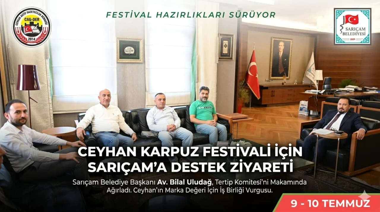 Ceyhan Karpuz Festivali İçin Bölgesel Güç Birliği: Tertip Komitesi Sarıçam’da!
