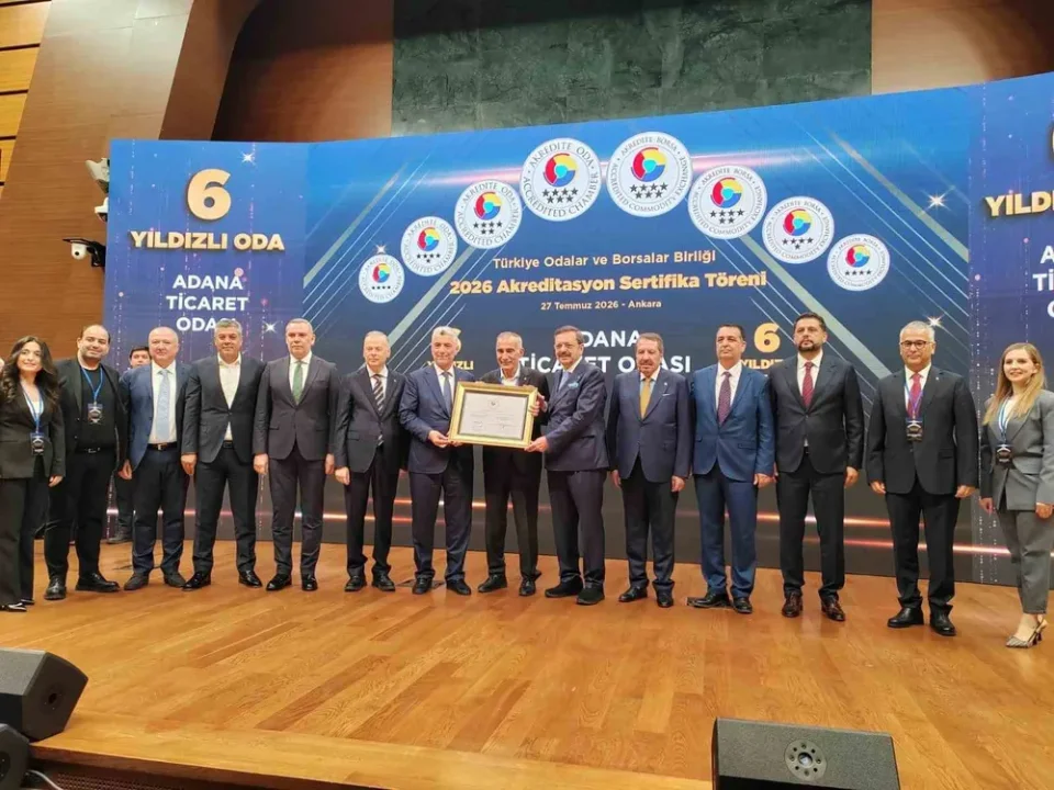 Ticarette Uluslararası Kalite Tescili: Adana Ticaret Odası Büyümeye Devam Ediyor