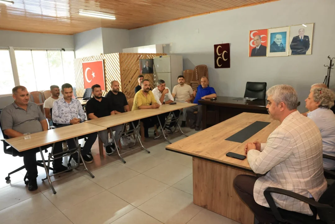 Pozantı Belediye Başkanı Ali Avan’dan MHP İlçe Başkanı Sevgi Ayvalı’ya Ziyaret