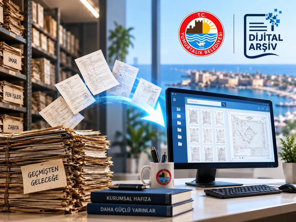 Yumurtalık Belediyesi’nde Dev Dijital Dönüşüm: 800 Bin Sayfa Evrak Saniyeler İçinde Erişilebilir Oldu!