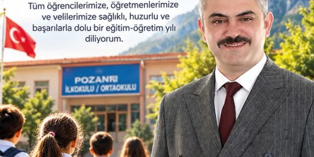 Pozantı Belediye Başkanı Ali Avan’dan Yeni Eğitim-Öğretim Yılı Mesajı