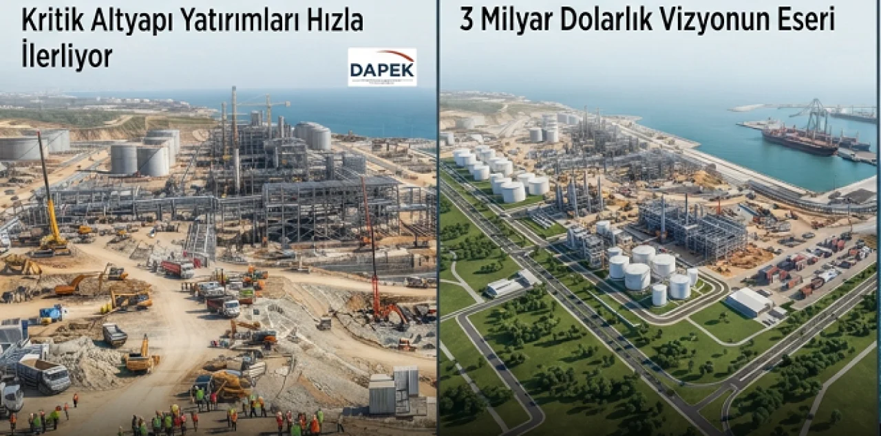 Ceyhan DAPEK’te 3 Milyar Dolar Dev Yatırımda İlk Faz Altyapı Çalışmaları Başladı!