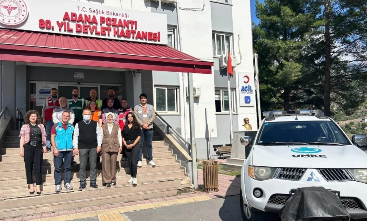 Pozantı 80. Yıl Devlet Hastanesi’nde Nefes Kesen Afet ve Acil Durum Tatbikatı